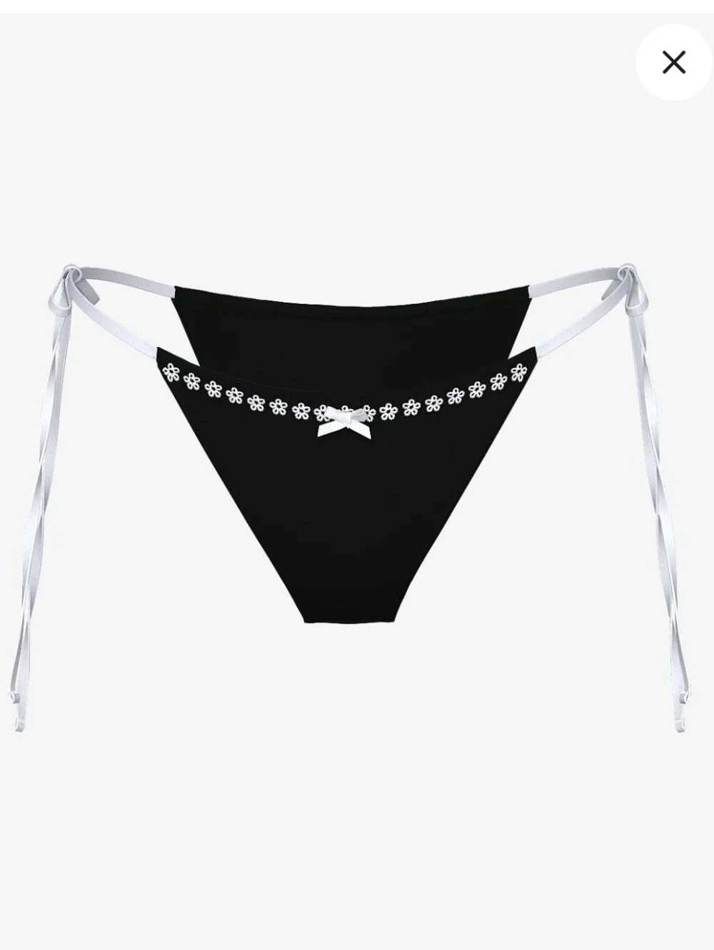 New!PINK By‎ Frankies Bikinis Rosemary Itsy Bikini Bottom